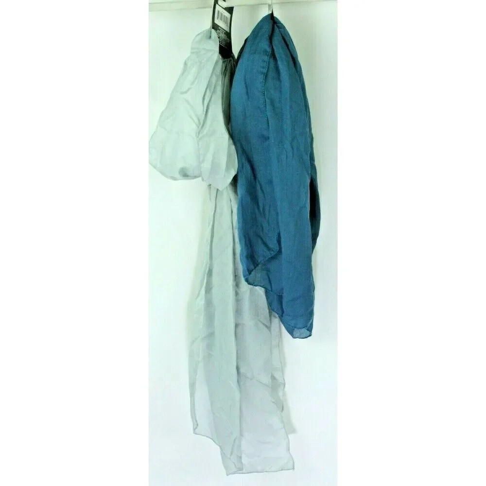 Blue Scarf Scarves Summer Lot Of 2 Women's New